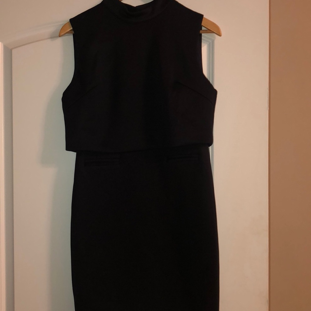 Dark navy; designer type dress !